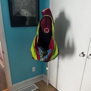 Handcrafted Handbag Created with Fabric Sections